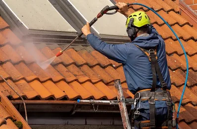 Démoussage et hydrofuge de toiture à Chazelles